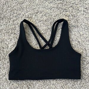 Nike Black Strappy Sports Bra